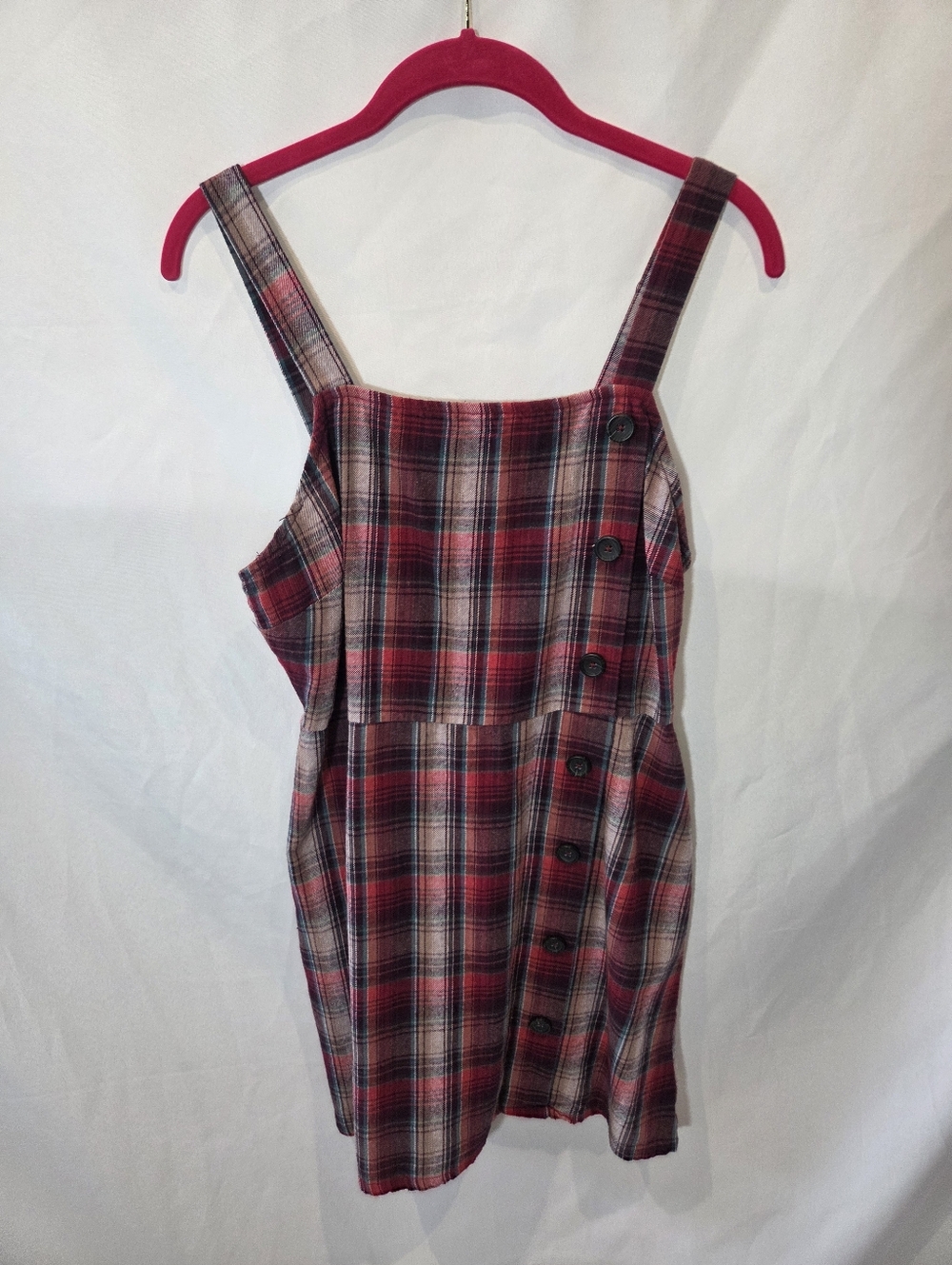 Wild Fable Womans Size M Fall Plaid Zip Up Mini Dress